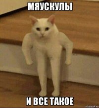 мяускулы и все такое