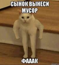 сынок вынеси мусор фааак