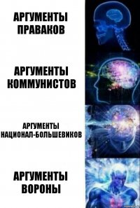 аргументы праваков Аргументы коммунистов АРГУМЕНТЫ НАЦИОНАЛ-БОЛЬШЕВИКОВ аргументы вороны