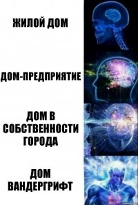 Жилой дом Дом-предприятие Дом в собственности города Дом Вандергрифт