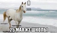 я 25 мая из школы