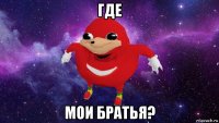 где мои братья?