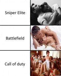 Sniper Elite Battlefield Call of duty