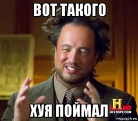 вот такого хуя поймал