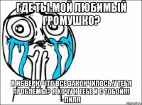 где ты мой любимый громушко? я не верю что все закончилось.у тебя проблемы? я хочу к тебе и с тобой!!! -лиля