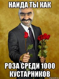 наида ты как роза среди 1000 кустарников