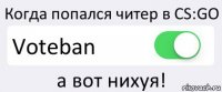 Когда попался читер в CS:GO Voteban а вот нихуя!