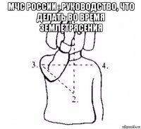 мчс россии : руководство, что делать во время землетрясения 