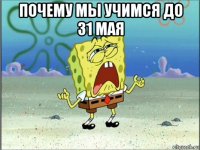 почему мы учимся до 31 мая 