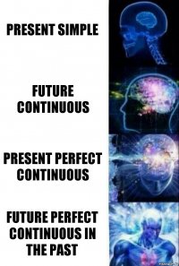 Present Simple Future Continuous Present Perfect Continuous Future Perfect Continuous in the Past