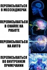 переписываться в мессенджерах переписываться в скайпе на работе переписываться на Avito переписываться во внутреннем примечании