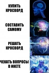 Купить кросворд Составить самому Решать кросворд Чекать вопросы в инете