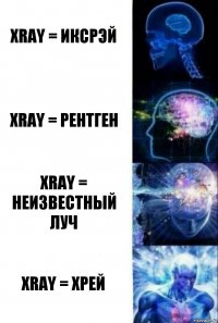 XRay = ИксРэй XRay = Рентген XRay = Неизвестный Луч XRay = хрей