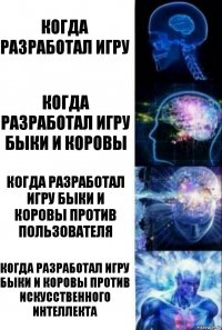 Когда разработал игру Когда разработал игру быки и коровы Когда разработал игру быки и коровы против пользователя Когда разработал игру быки и коровы против искусственного интеллекта