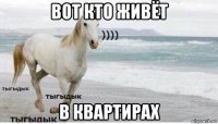 вот кто живёт в квартирах