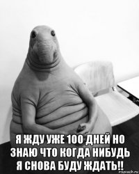  я жду уже 100 дней но знаю что когда нибудь я снова буду ждать!!