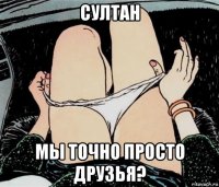 султан мы точно просто друзья?