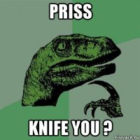 priss knife you ?