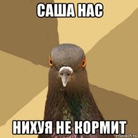 саша нас нихуя не кормит