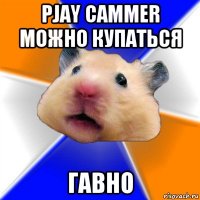 pjay cammer можно купаться гавно