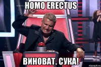 homo erectus виноват. сука!