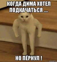 когда дима хотел подкачаться .... но пёрнул !