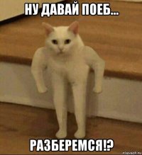 ну давай поеб... разберемся!?