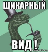 шикарный вид !