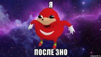 я после зно