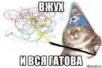 вжух и вся гатова