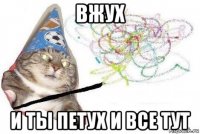 вжух и ты петух и все тут