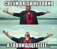 свечи brisk не говно а говнищщееееее...