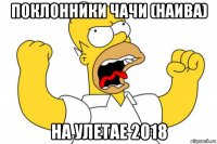 поклонники чачи (наива) на улетае 2018