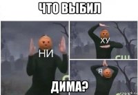 что выбил дима?