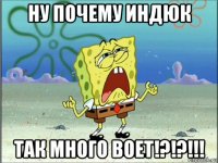 ну почему индюк так много воет!?!?!!!