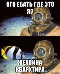 ого ебать где это я? жехвина квархтира