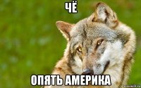 чё опять америка