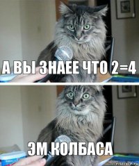 а вы знаее что 2=4 эм колбаса