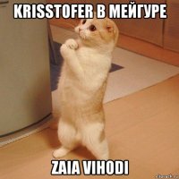 krisstofer в мейгуре zaia vihodi