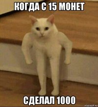 когда с 15 монет сделал 1000