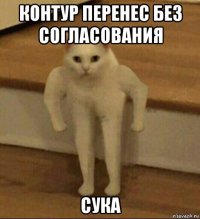 контур перенес без согласования сука