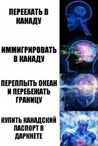 переехать в канаду иммигрировать в канаду переплыть океан и перебежать границу купить канадский паспорт в даркнете