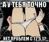 а у тебя точно нет проблем с 12.5.1?