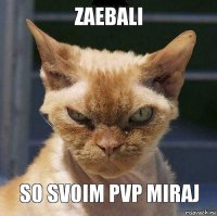 zaebali so svoim pvp miraj