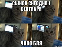 сынок снгодня 1 сентября чооо бля