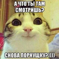 а что ты там смотришь? снова порнущку?))))