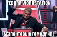 fedora workstation безпонтовый гомодрил!