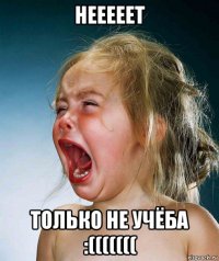 нееееет только не учёба :(((((((