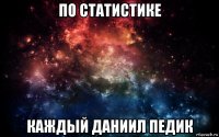 по статистике каждый даниил педик