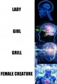 Lady Girl Grill Female creature